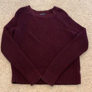 dark maroon American eagle sweater